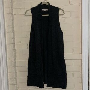 LOFT Sleeveless Duster Sweater